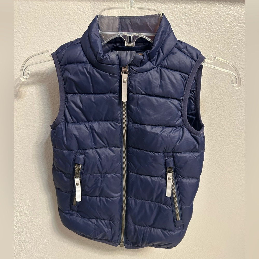 Hanna Andersson Navy Puffer Vest